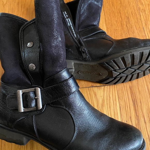 Bare traps leather upper black Ankle boots - Picture 1 of 4